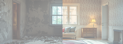 Evegantne Disain logo ja koduteenuste sümbol